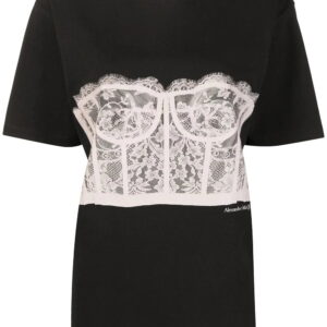 Alexander McQueen  Lace Corset T-shirt