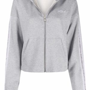 Karl Lagerfeld logo tape hoodie