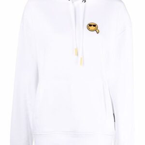 Karl Lagerfeld Smiley-print pullover hoodie