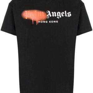 Palm Angels  Sprayed logo-print T-shirt