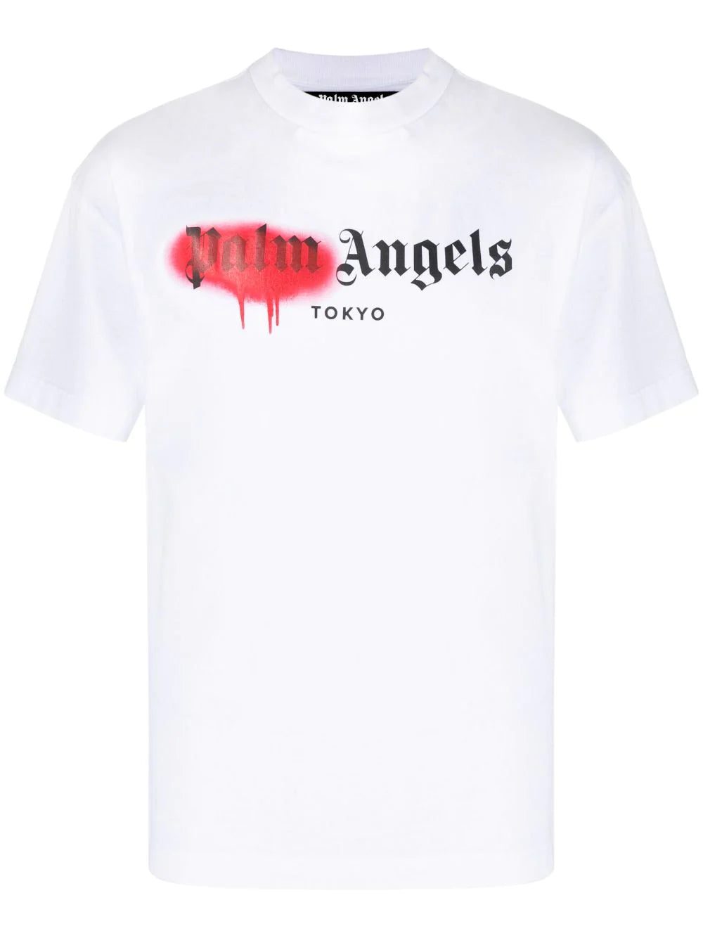 Palm Angels Sprayed logo-print T-shirt