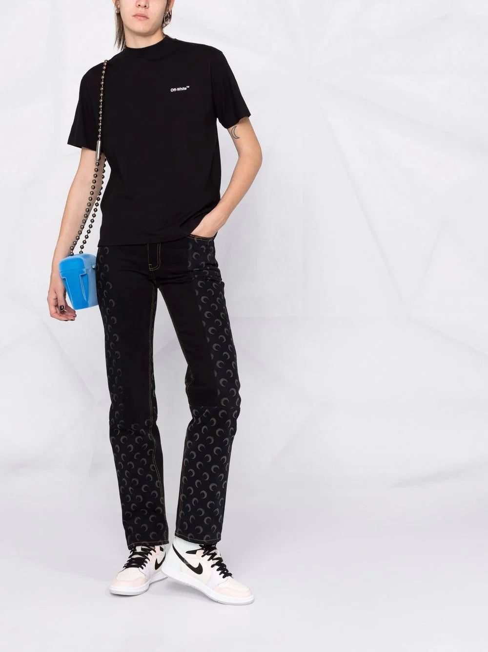 Off-White logo-print Diag T-shirt - Image 4