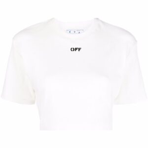 Off-White Off-stamp cropped T-shirt
