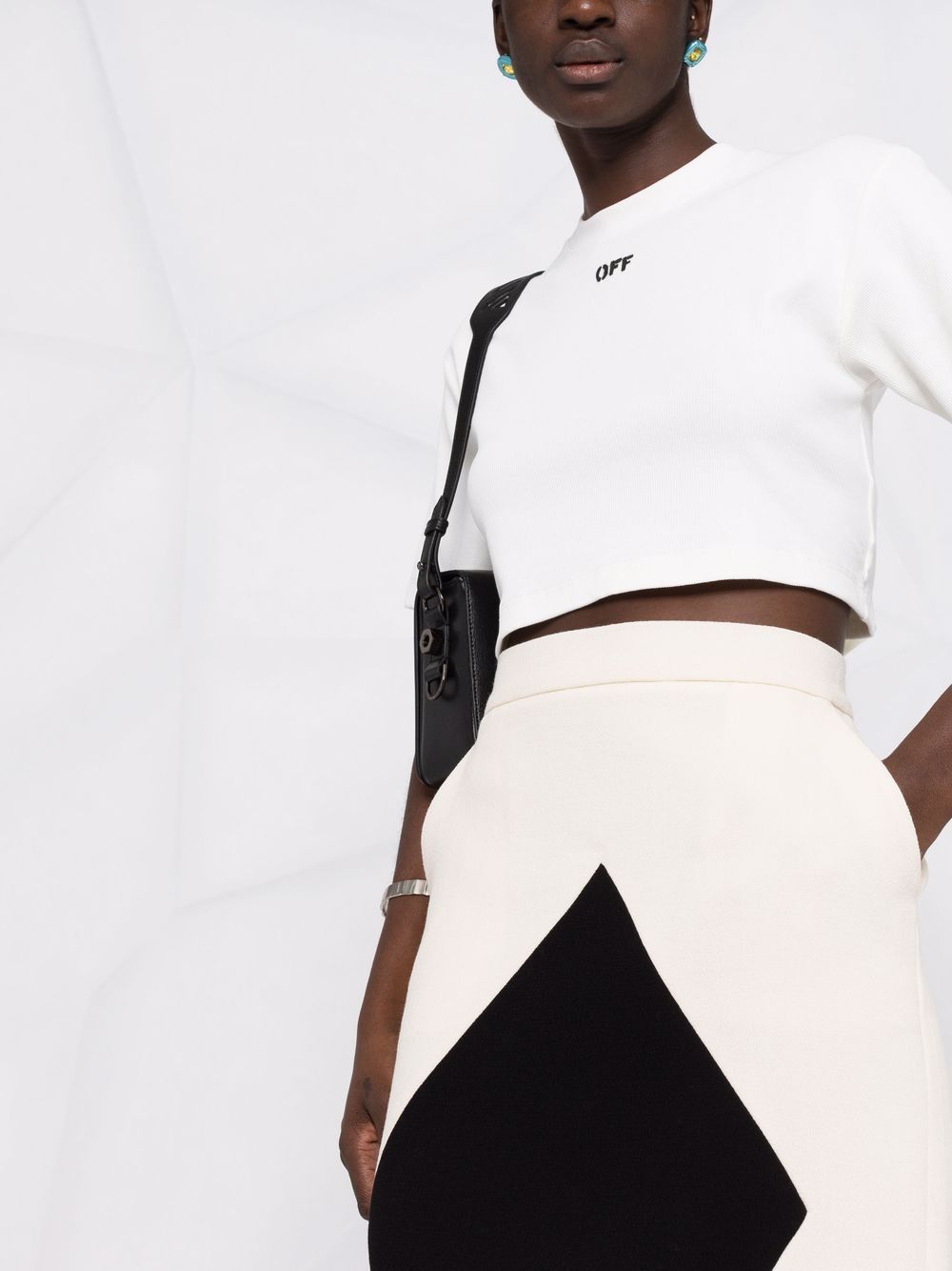 Off-White Off-stamp cropped T-shirt - Image 5