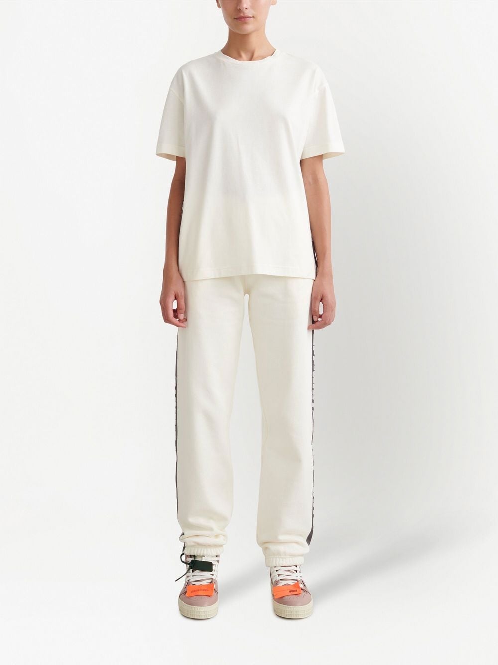 Off-White logo-band T-shirt - Image 2