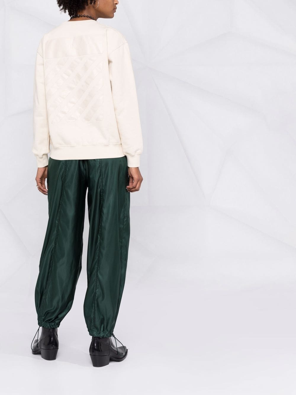 Off-White Diag-print crew-neck sweatshirt - Image 4