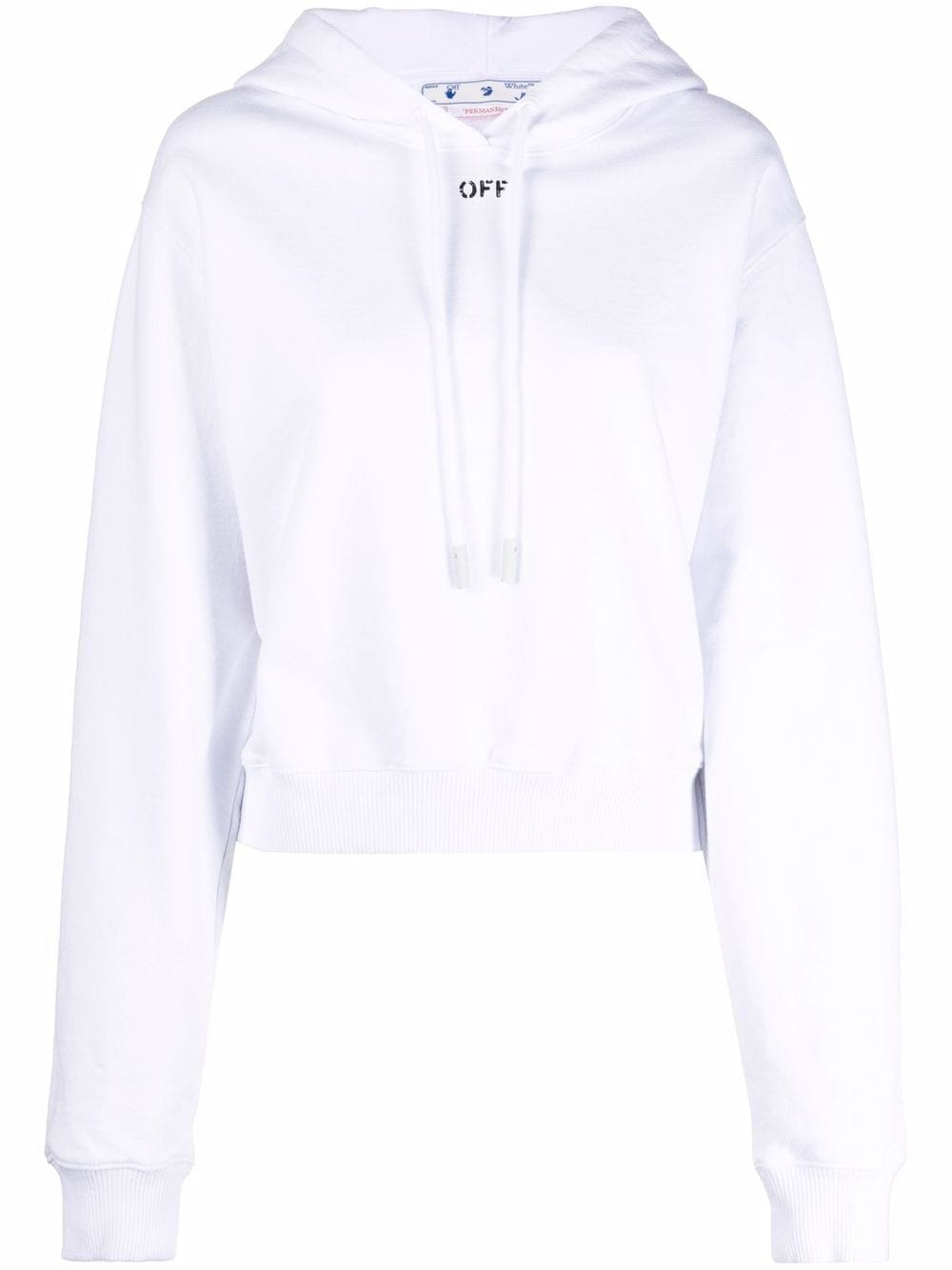 Off-White Off-stamp cropped hoodie