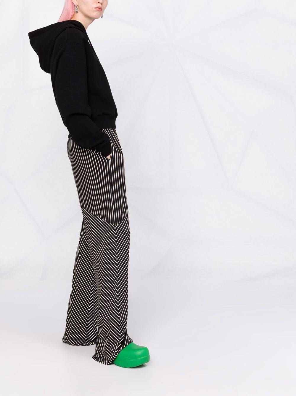 Off-White Off-stamp cropped hoodie - Image 4