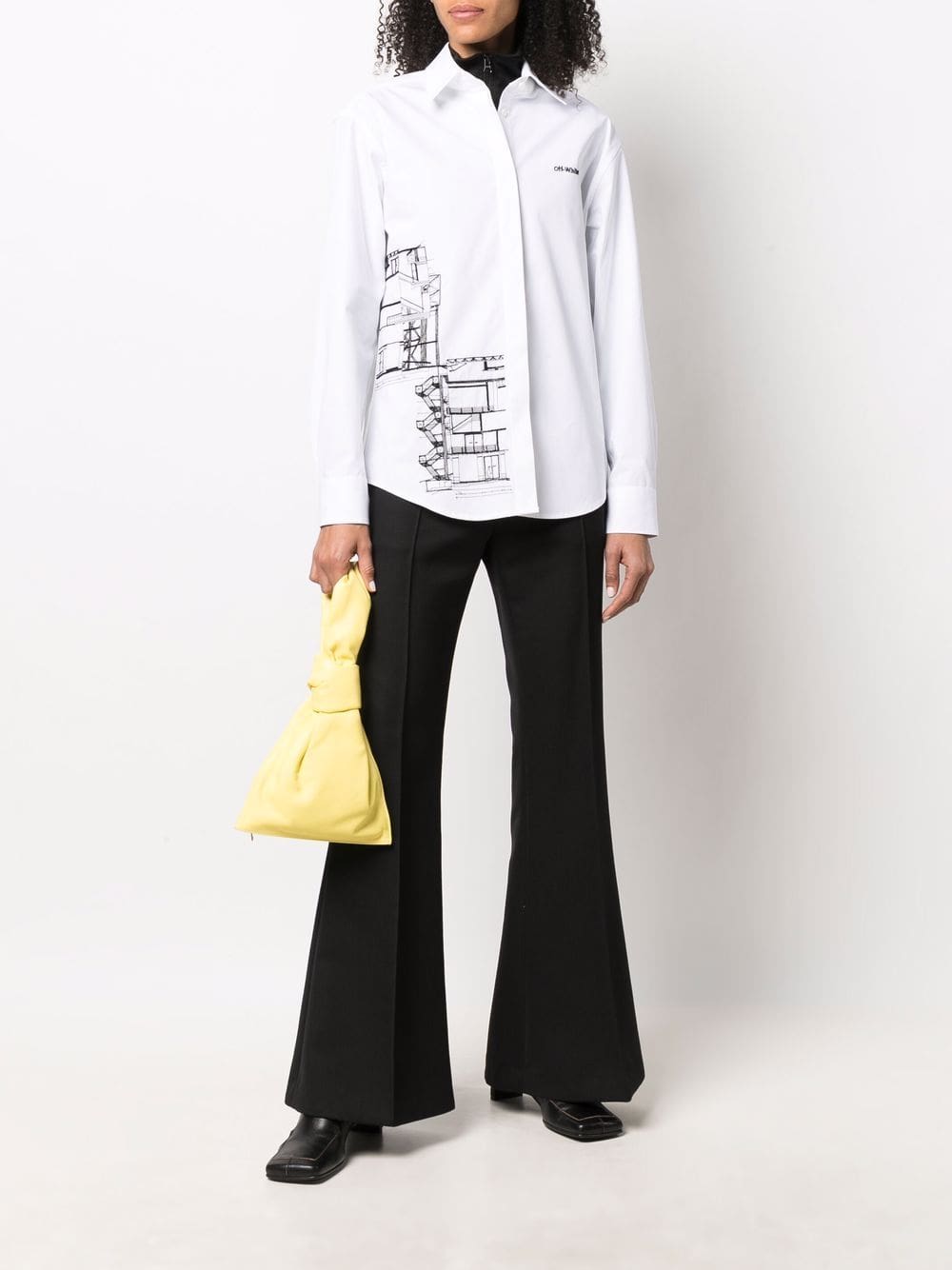 Off-White graphic-print long-sleeve shirt - Image 2