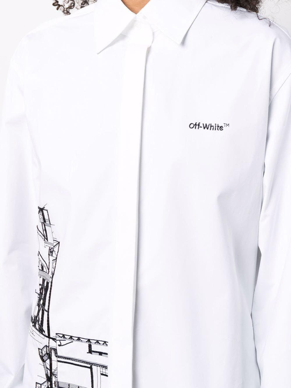 Off-White graphic-print long-sleeve shirt - Image 5