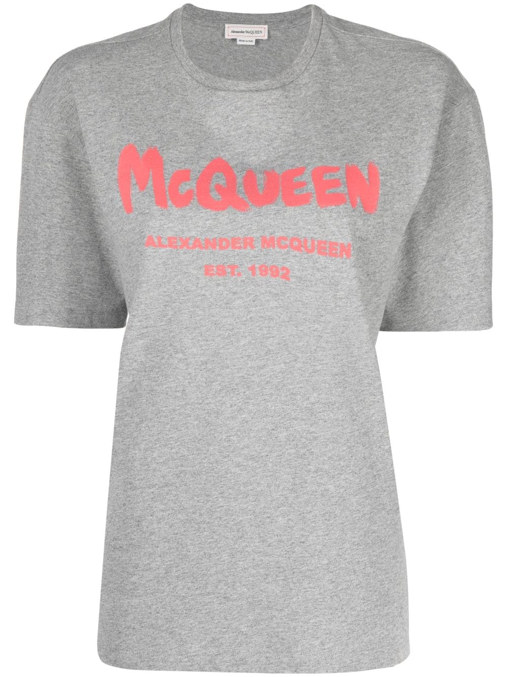 Alexander McQueen graffiti logo T-shirt