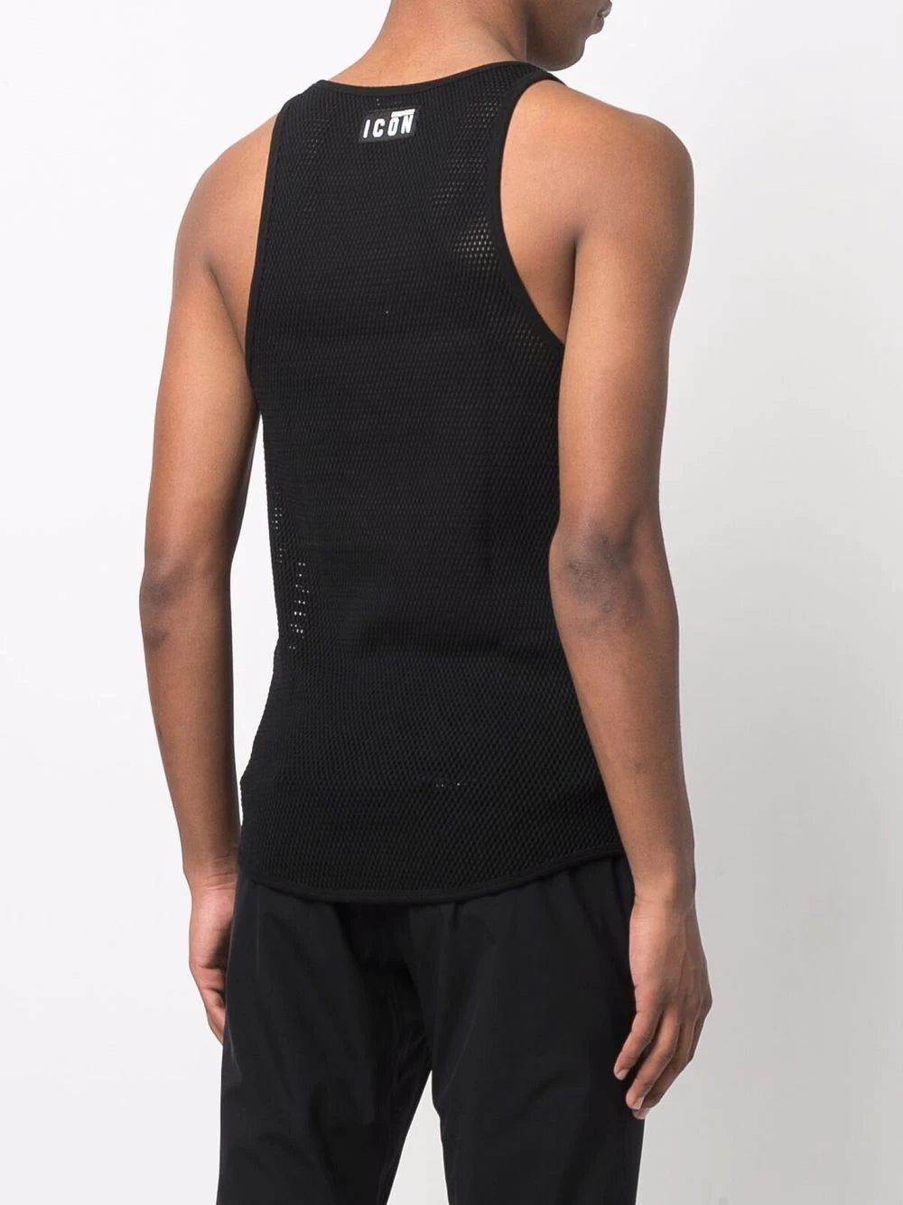 Dsquared2 logo-patch mesh vest - Image 4