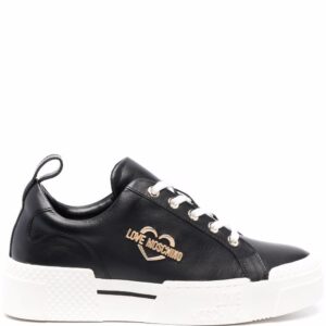 Love Moschino logo plaque sneakers