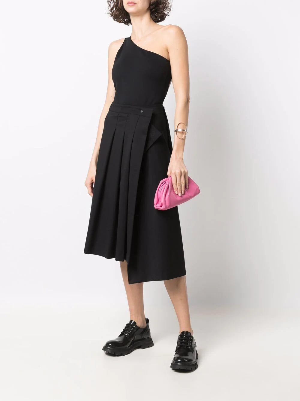 Alexander McQueen open-back asymmetric bodysuit - Image 2