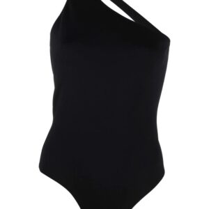 Alexander McQueen  open-back asymmetric bodysuit