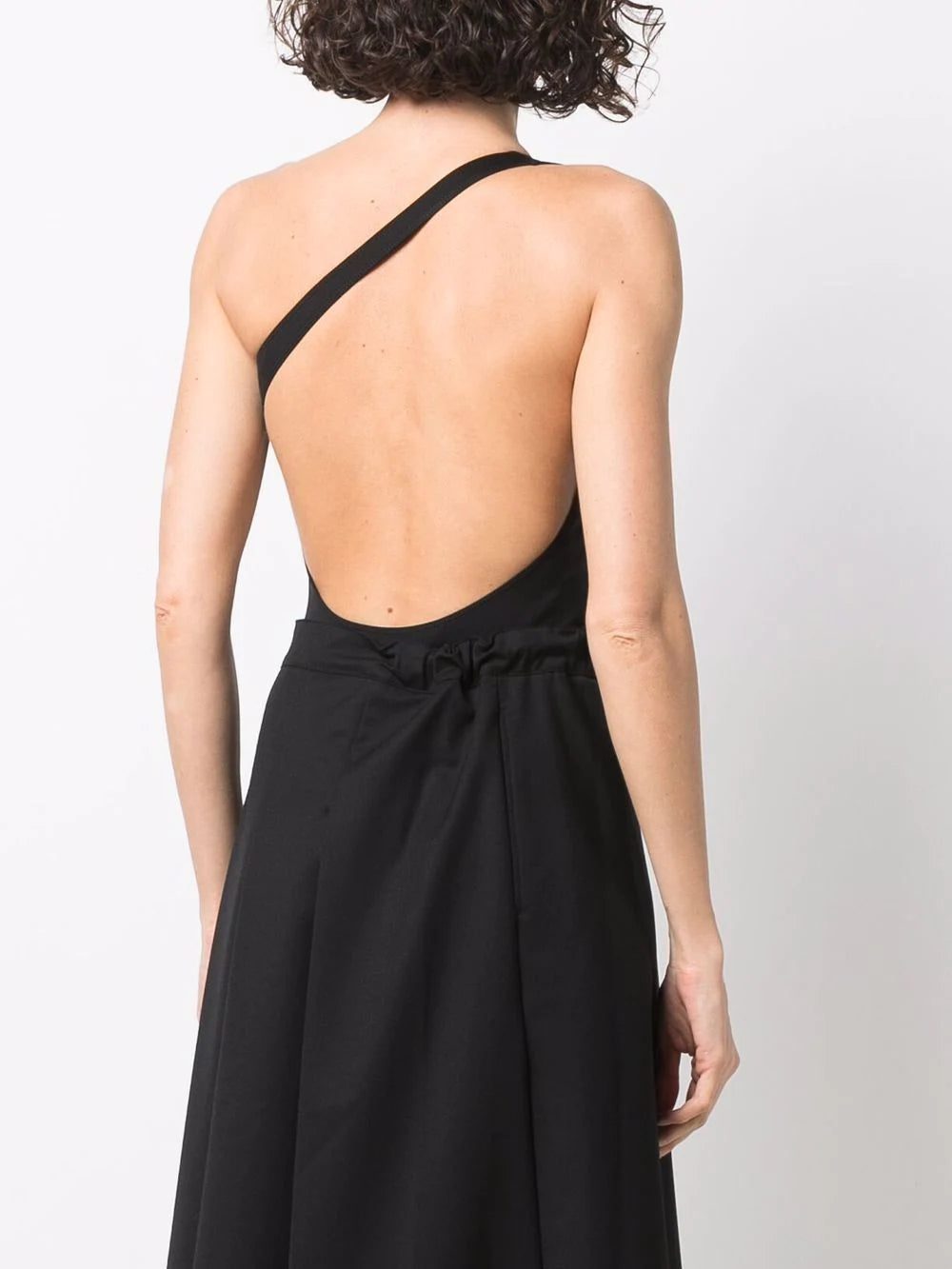 Alexander McQueen open-back asymmetric bodysuit - Image 4