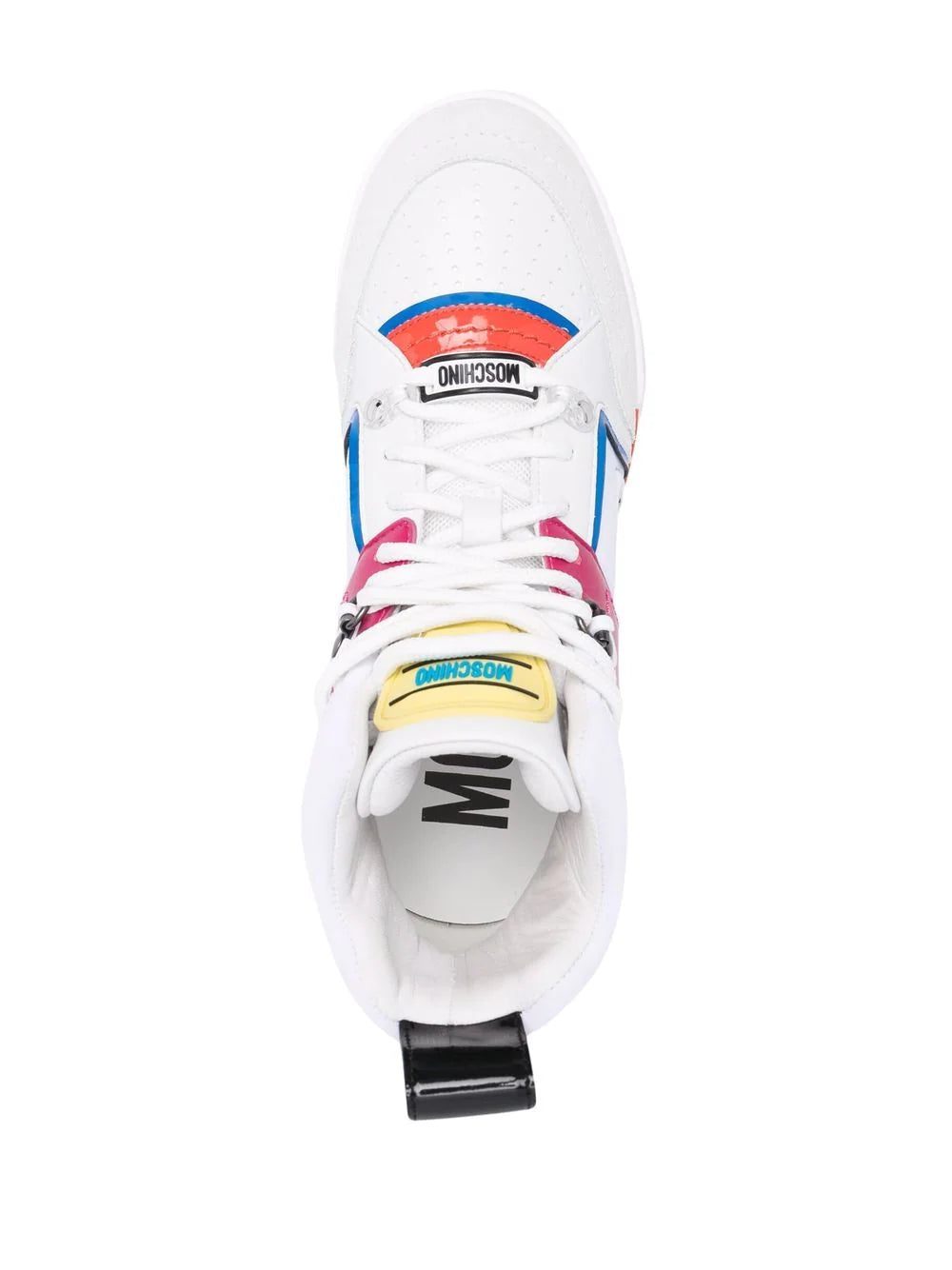 Moschino panelled high-top sneakers - Image 4