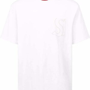 Supreme laser cut S logo pocket T-shirt