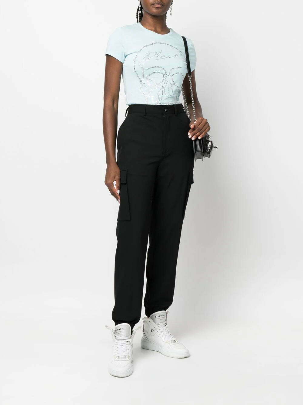 Philipp Plein crystal skull cotton T-shirt - Image 2