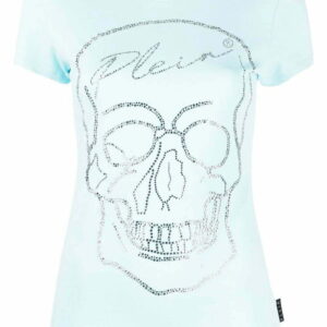 Philipp Plein  crystal skull cotton T-shirt