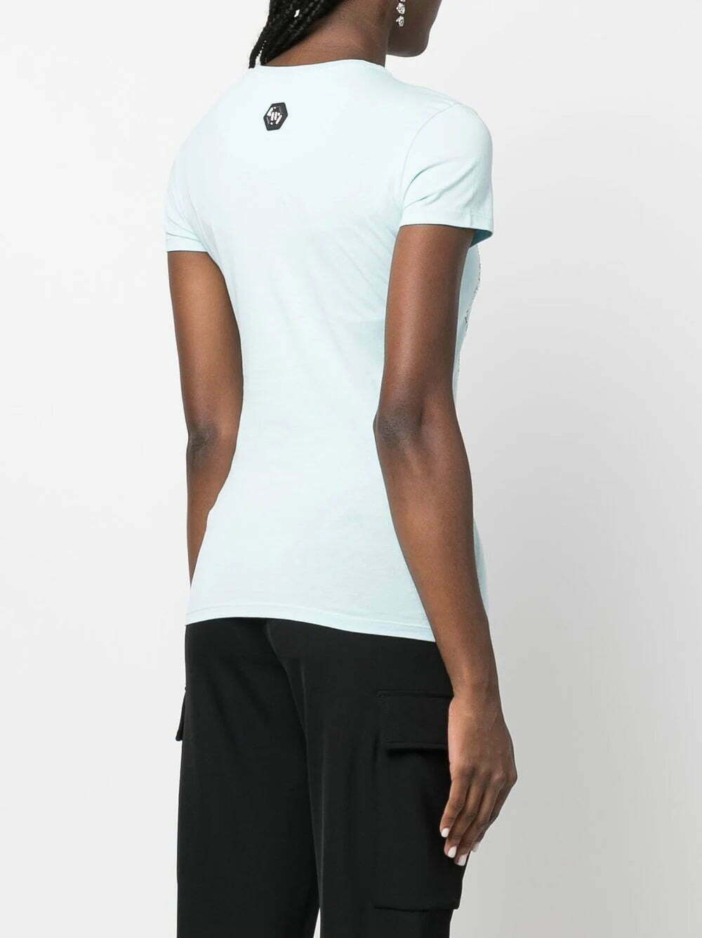 Philipp Plein crystal skull cotton T-shirt - Image 4