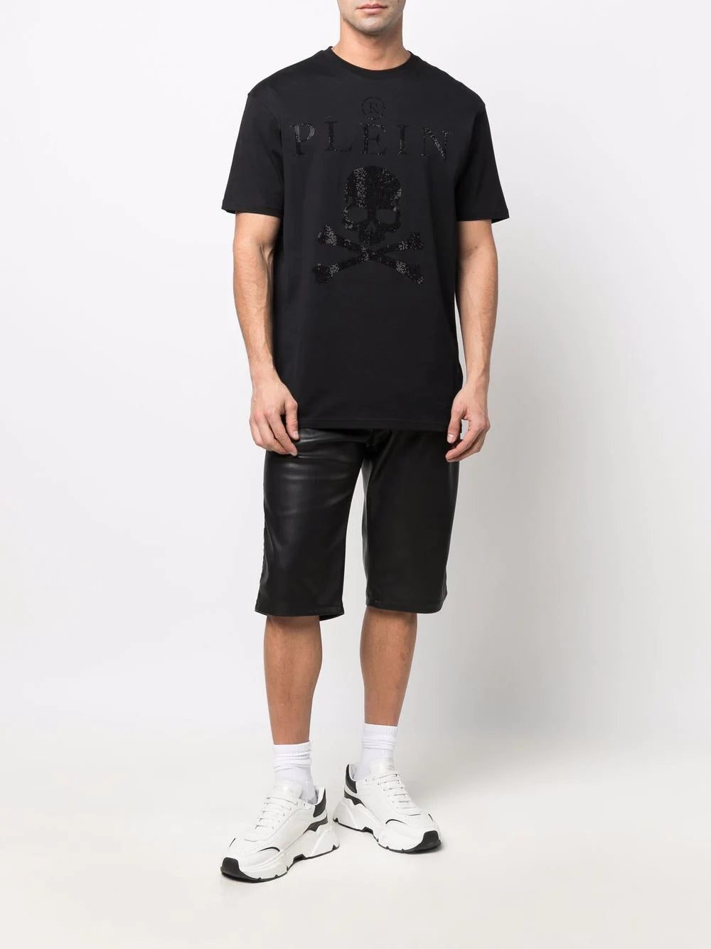 Philipp Plein crystal-embellished T-shirt - Image 3