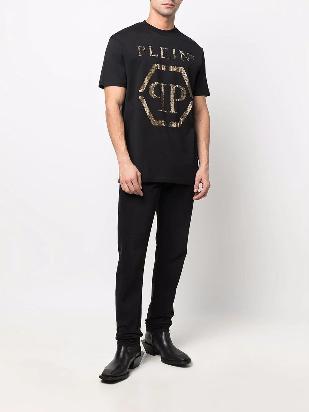 Philipp Plein hexagon-logo T-shirt - Image 3