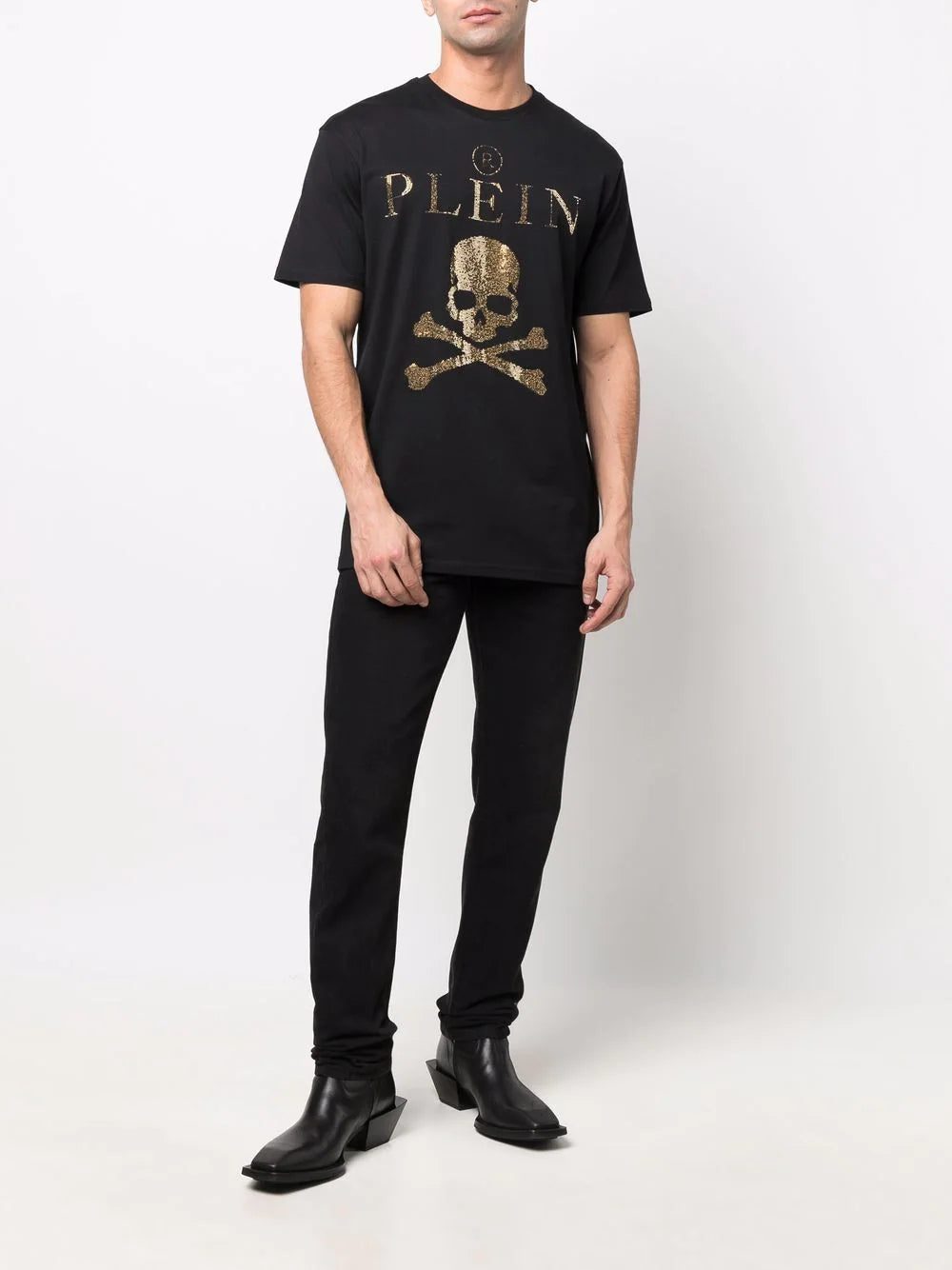 Philipp Plein crystal-embellished T-shirt - Image 3