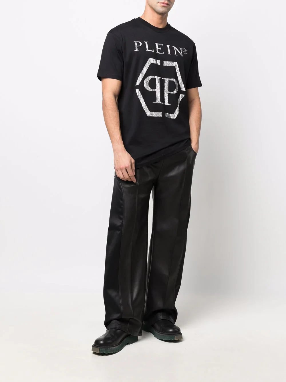 Philipp Plein hexagon-logo T-shirt - Image 3