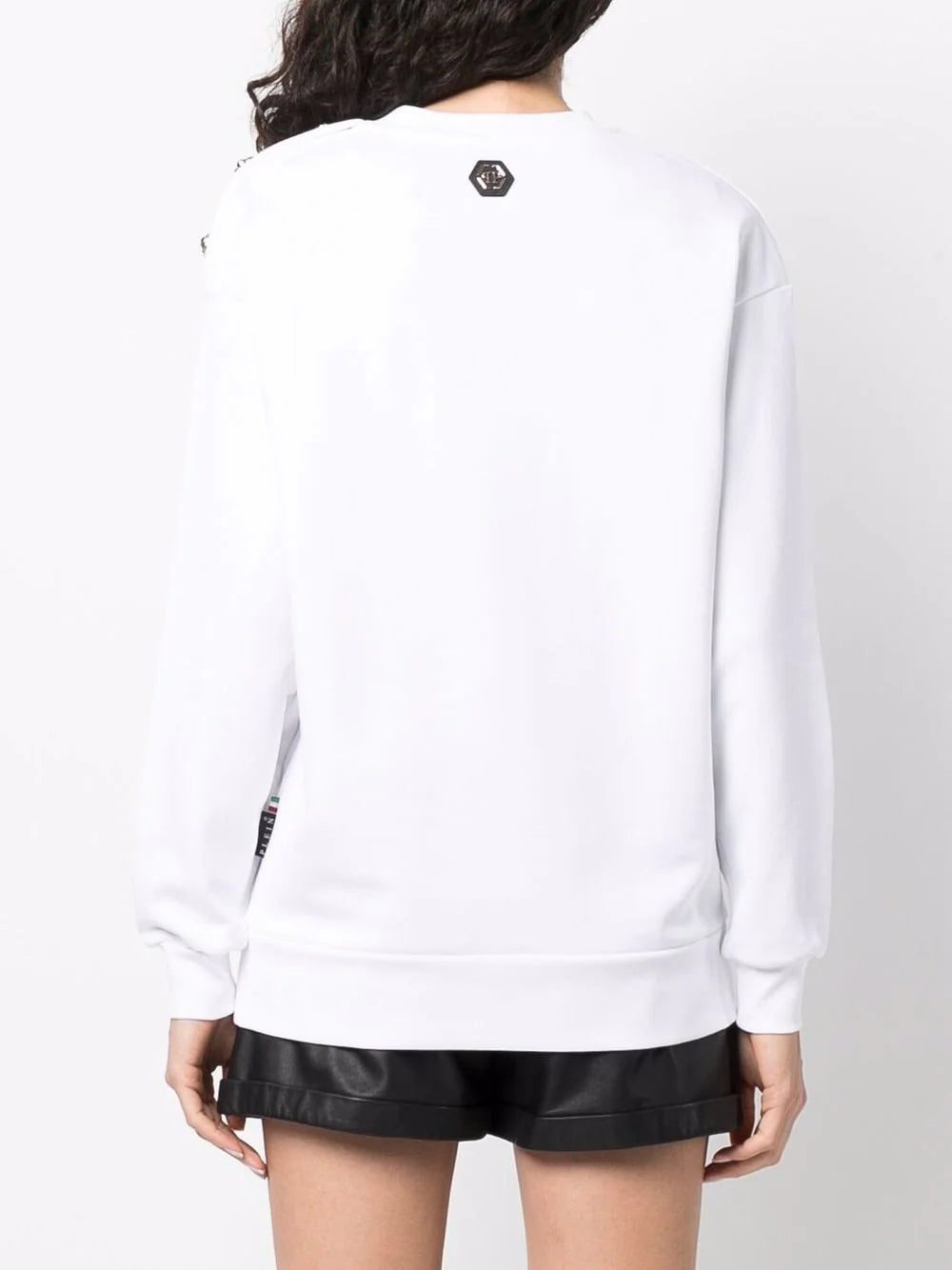 Philipp Plein logo-print crew neck sweatshirt - Image 4