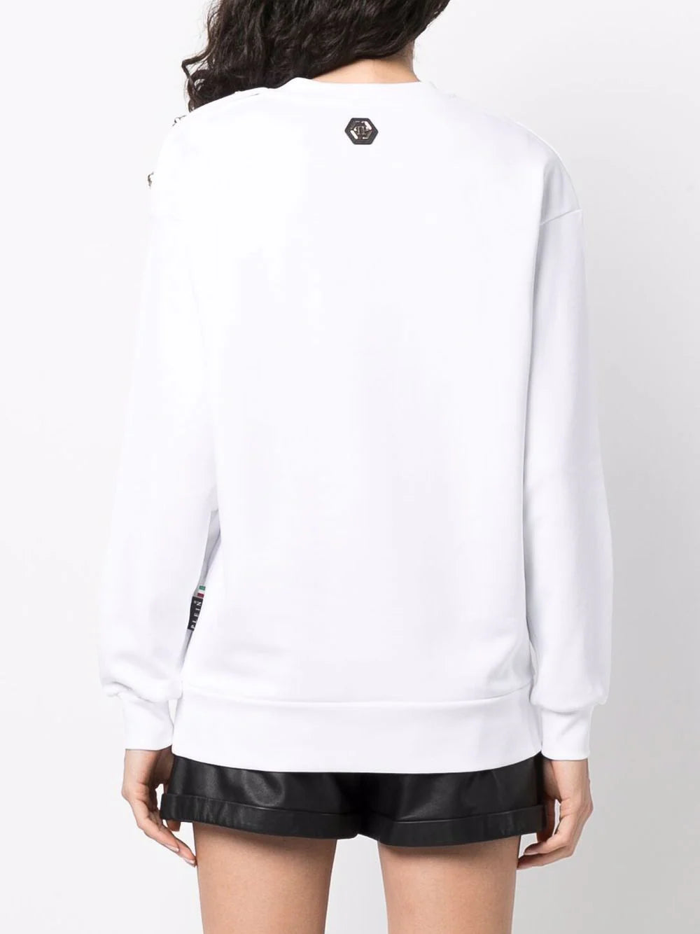 Philipp Plein logo-print crew neck sweatshirt - Image 4