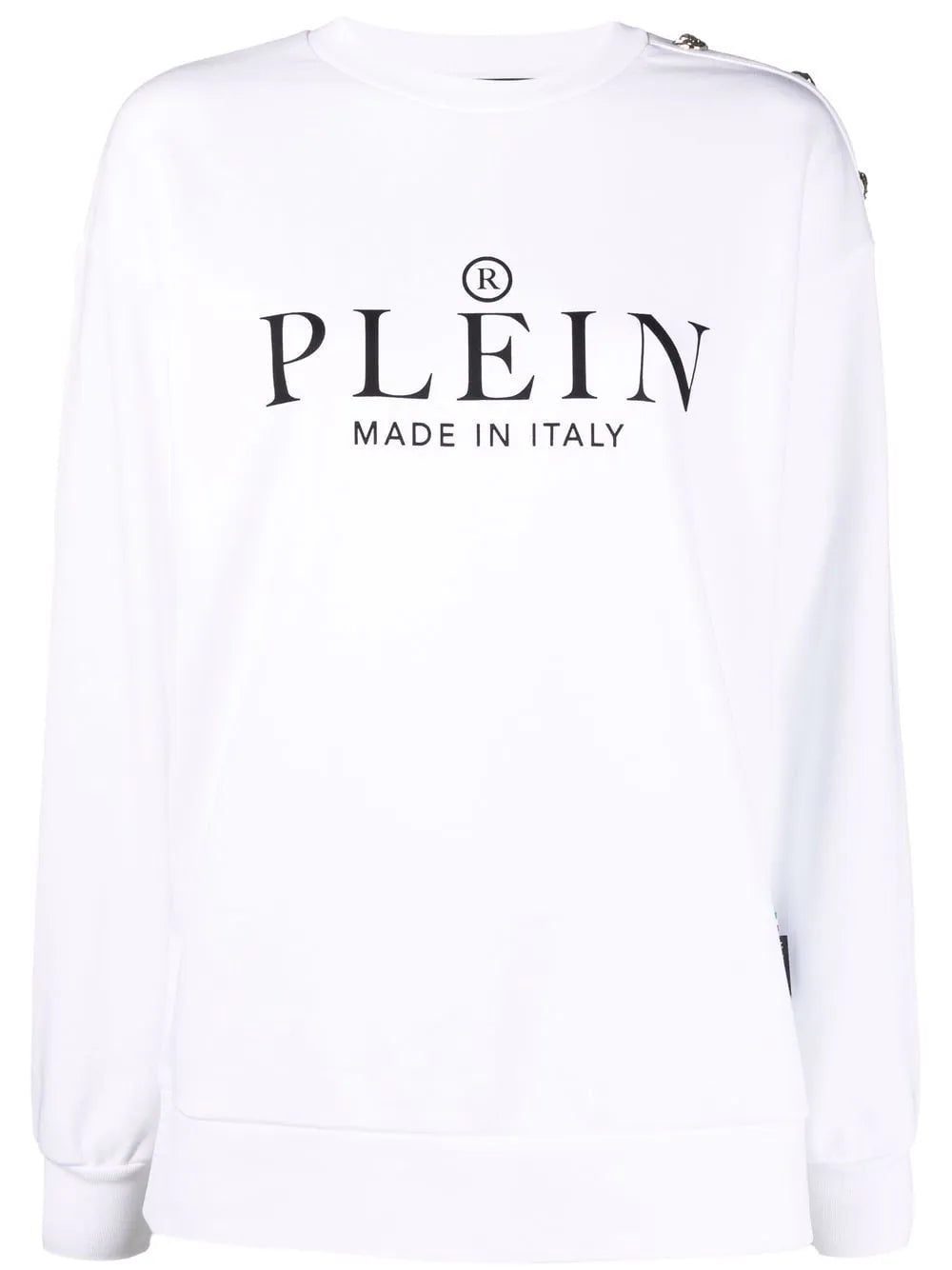 Philipp Plein logo-print crew neck sweatshirt