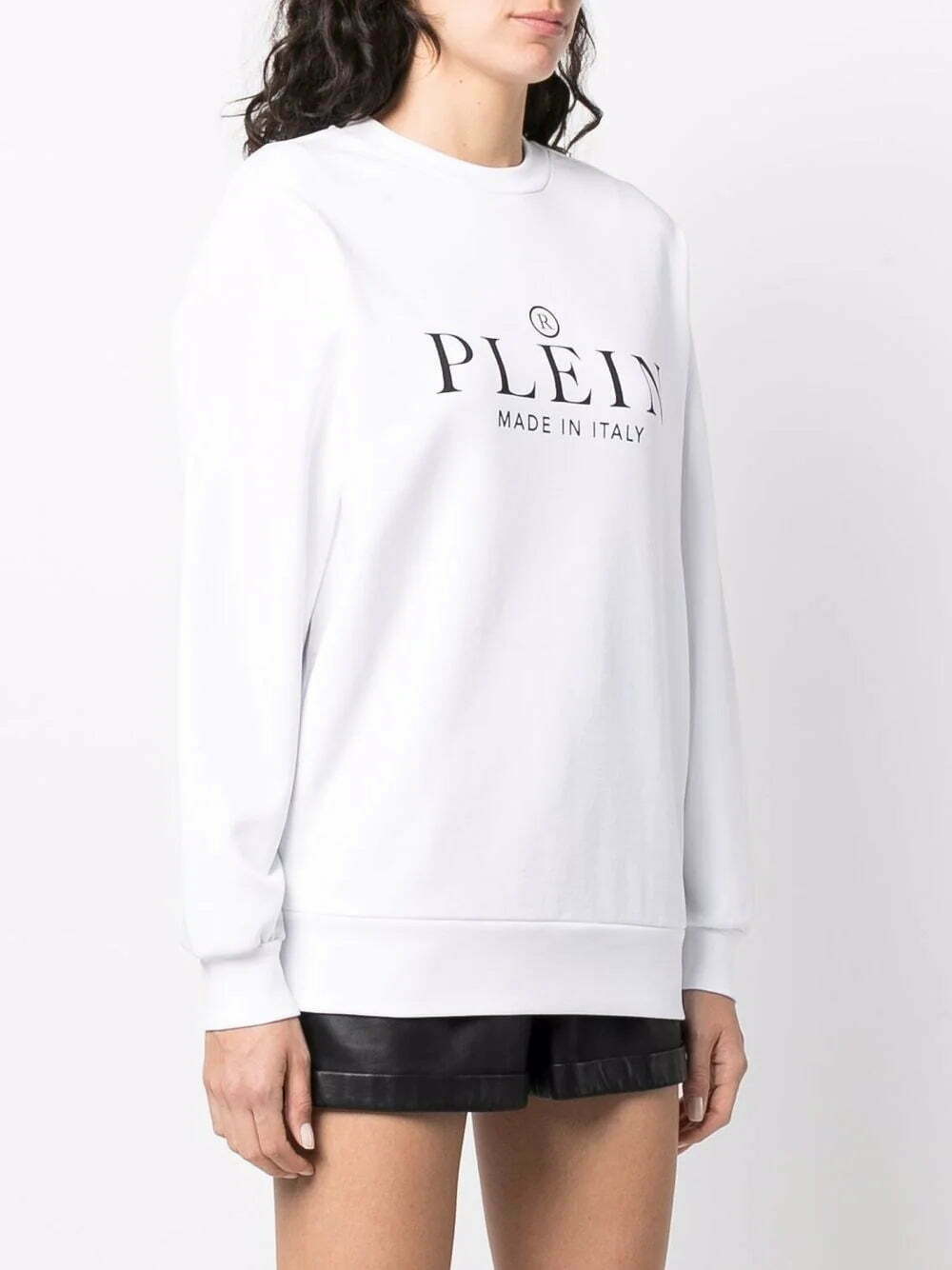 Philipp Plein logo-print crew neck sweatshirt - Image 3
