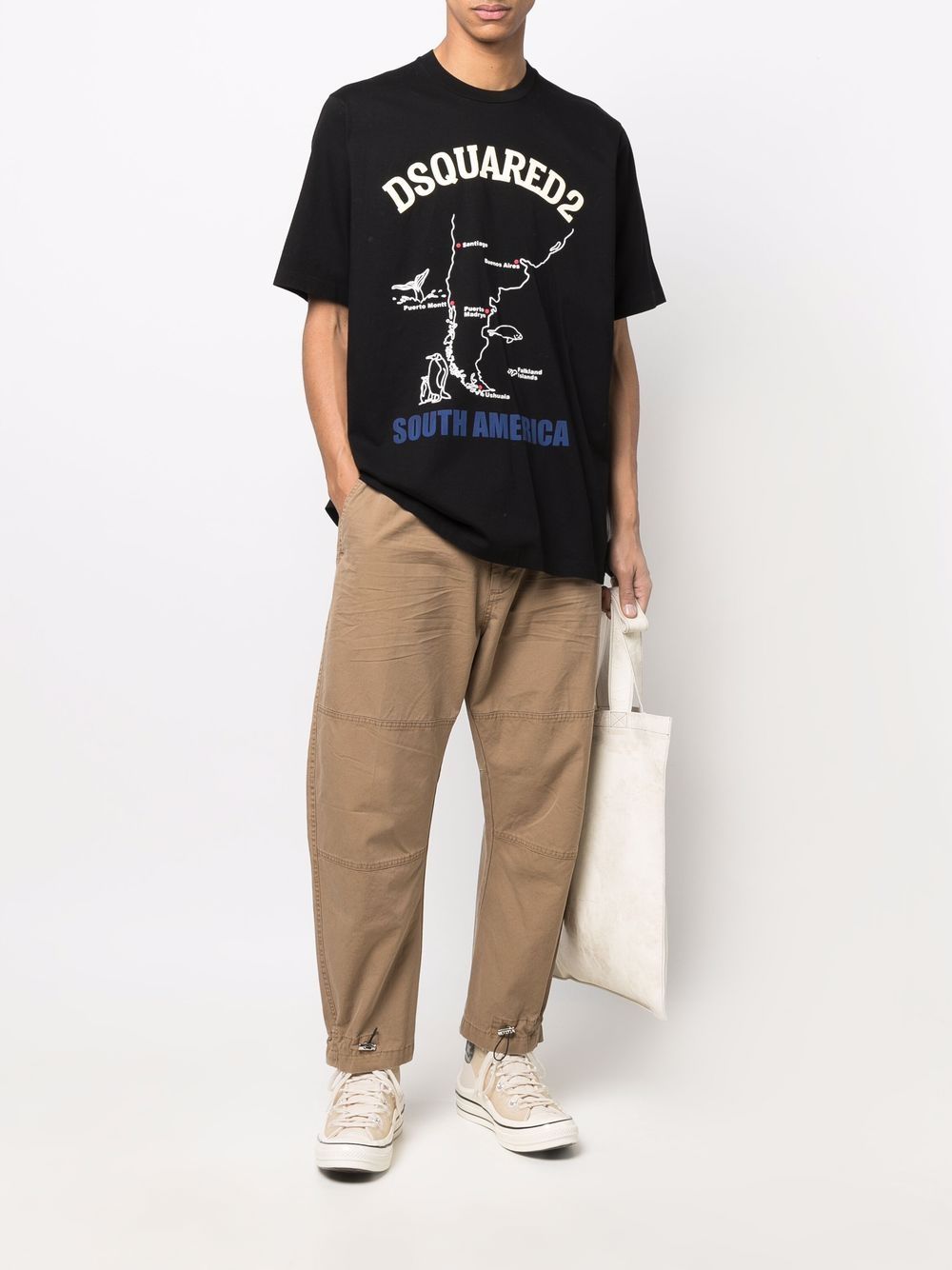 DSQUARED2 logo-print short-sleeve T-shirt - Image 2