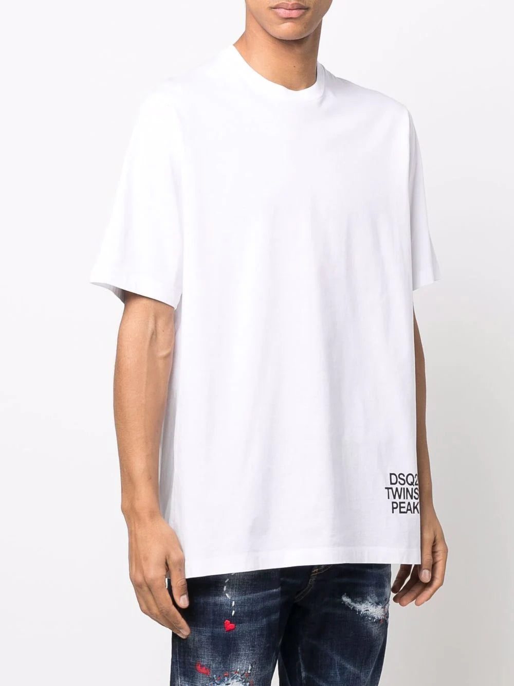 Dsquared2 slogan print T-shirt - Image 3