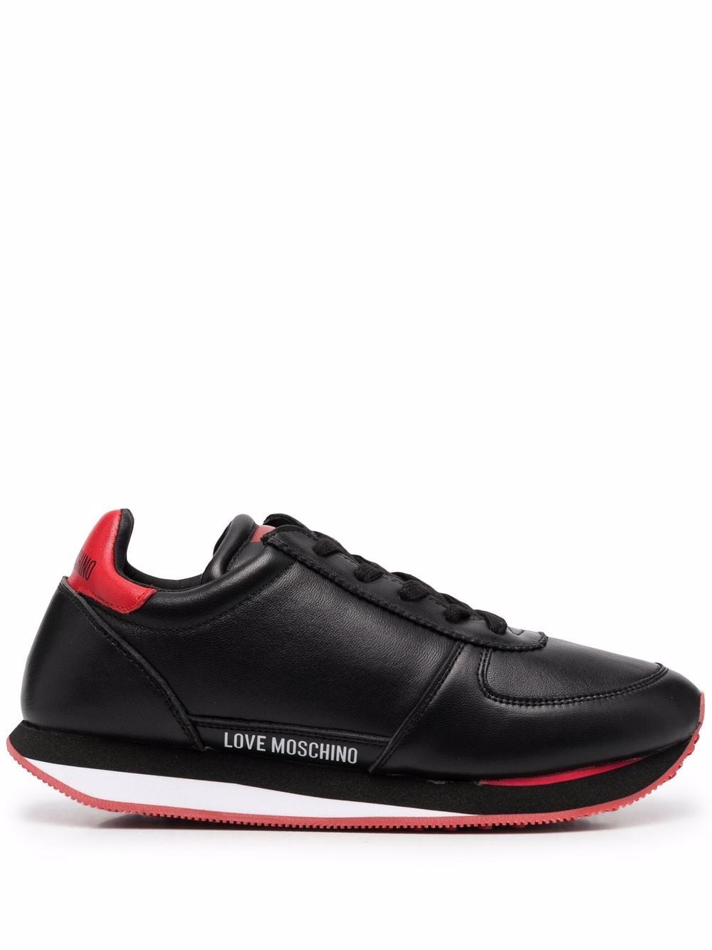 Love Moschino low-top lace-up sneakers