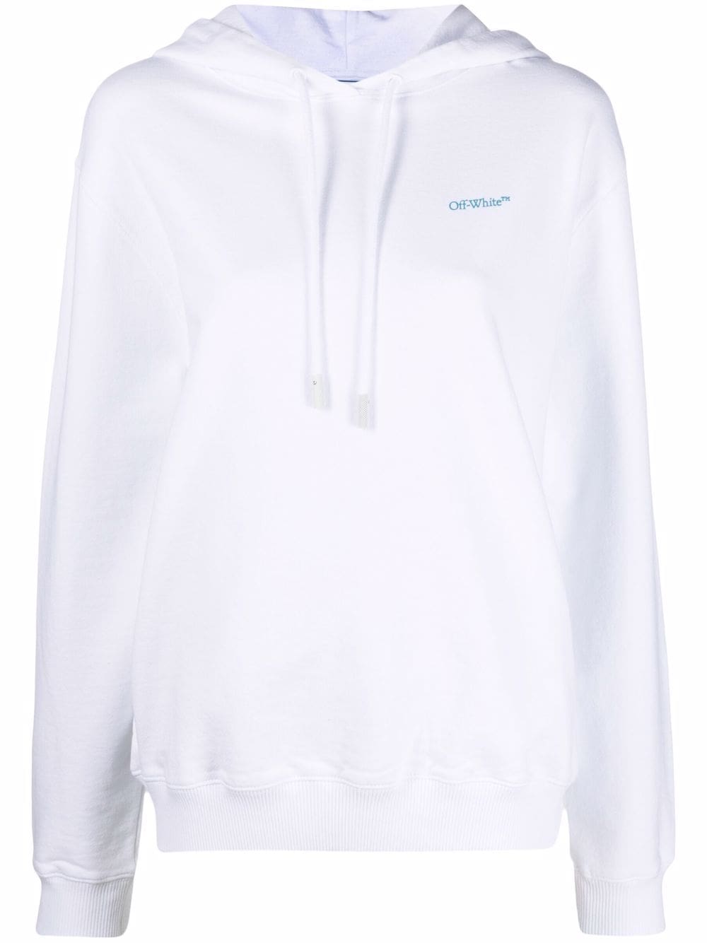 Off-White logo-print drawstring hoodie