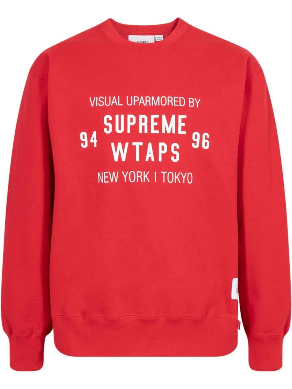 Supreme xWTAPS crew neck sweatshirt