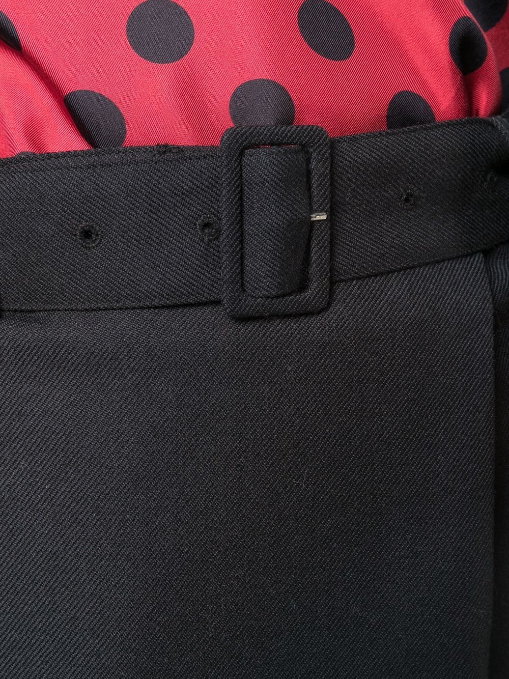 AMI Paris high-waisted belted miniskirt - Image 4