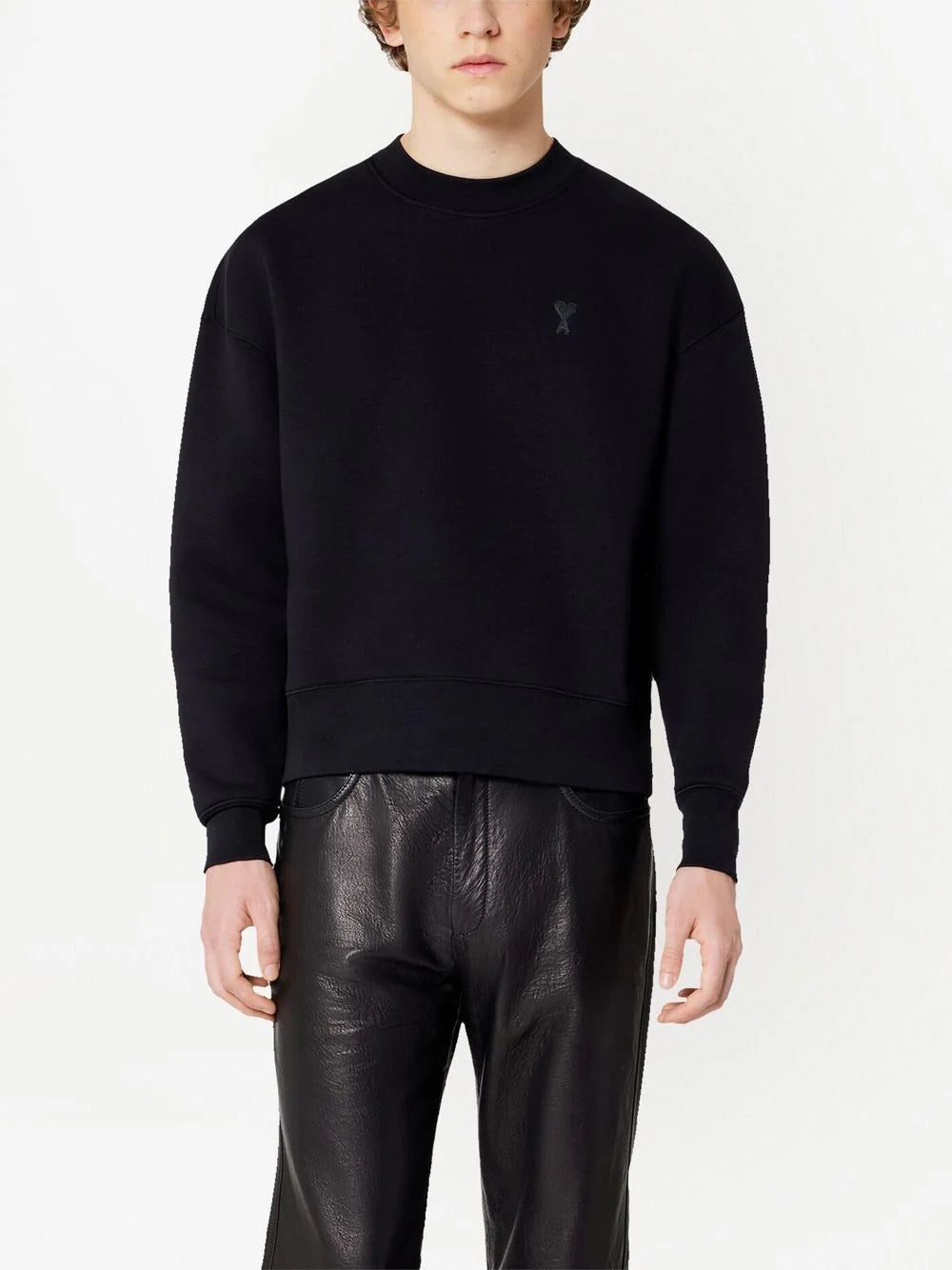 AMI Paris Ami de Coeur fleece sweatshirt - Image 4