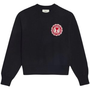 AMI Paris Ami de Coeur monogram jumper
