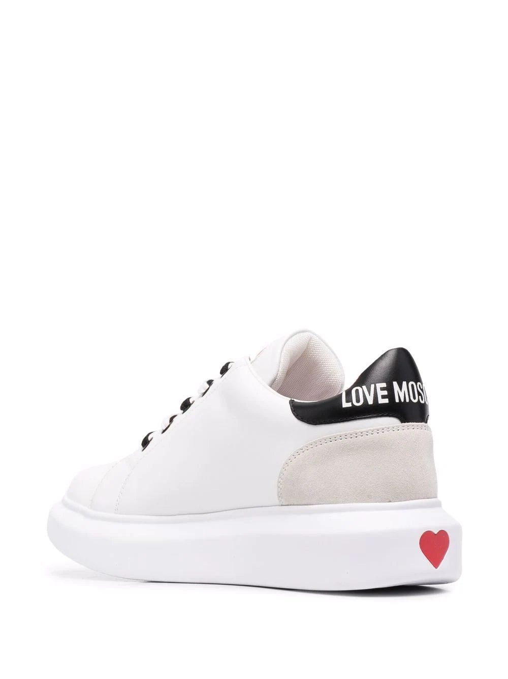 Love Moschino heart motif leather sneakers - Image 3