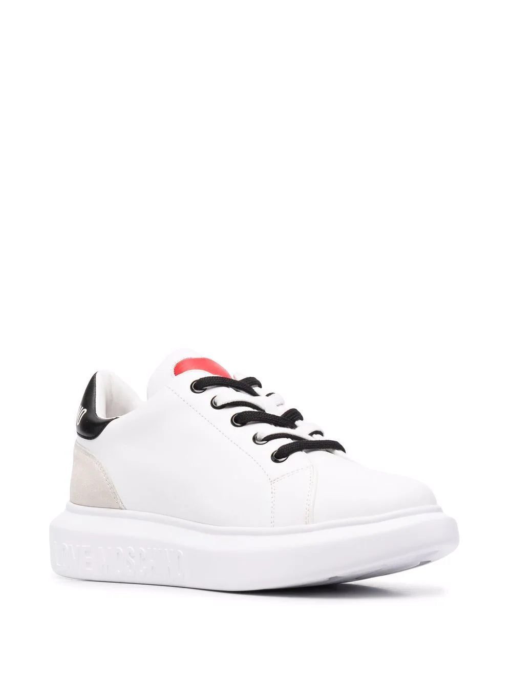 Love Moschino heart motif leather sneakers - Image 2