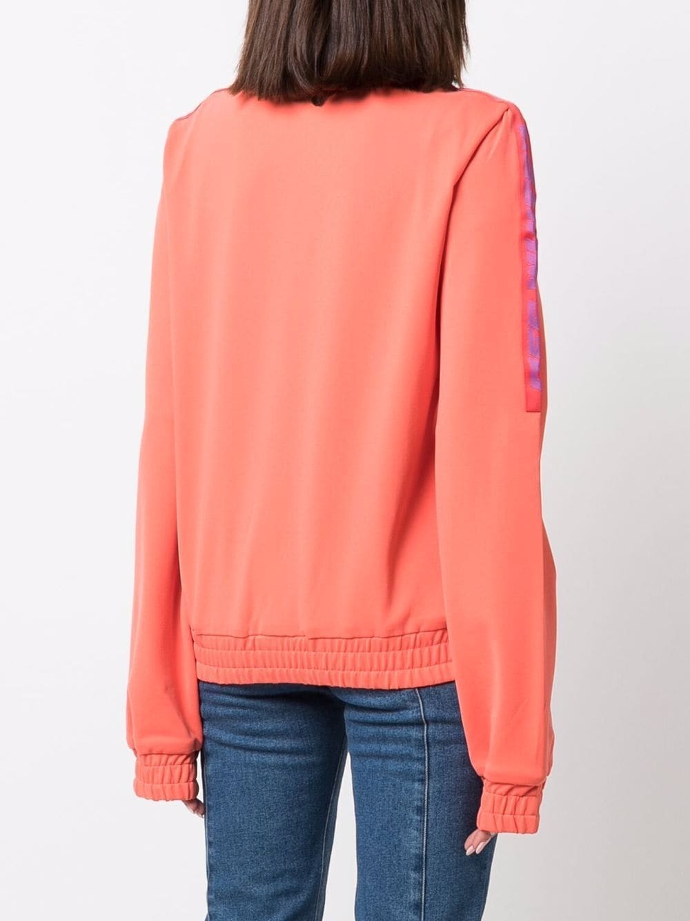 Off-White logo-embroidered zip-fastening sweatshirt - Image 4