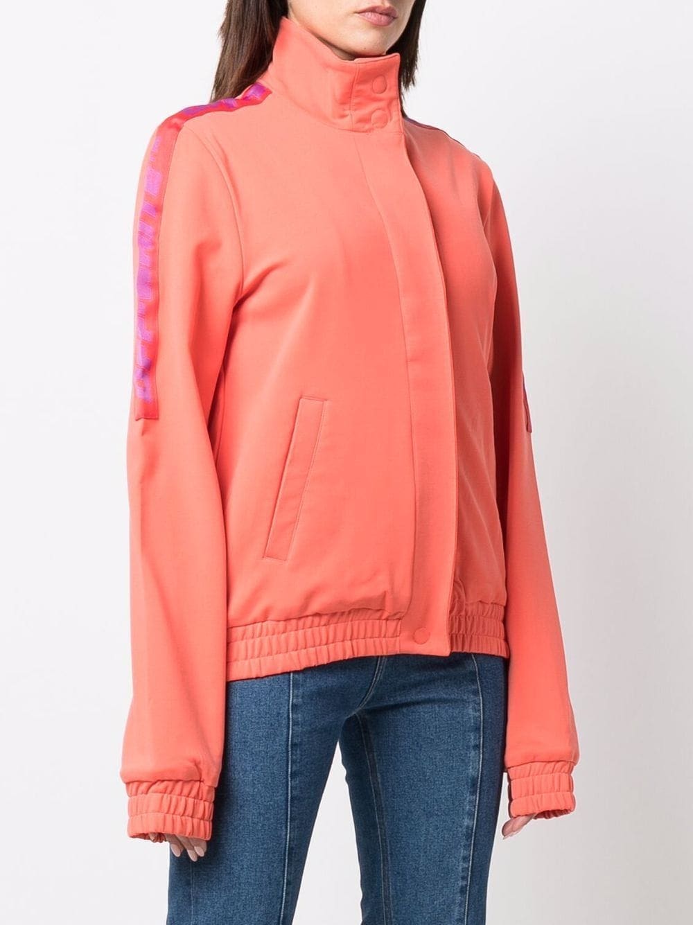 Off-White logo-embroidered zip-fastening sweatshirt - Image 3