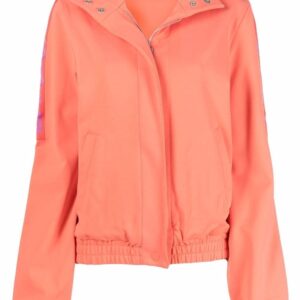 Off-White logo-embroidered zip-fastening sweatshirt