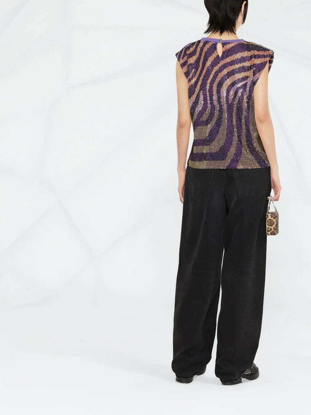 Philipp Plein crystal-embellished T-shirt - Image 4