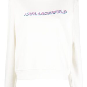 Karl Lagerfeld future logo organic cotton sweatshirt