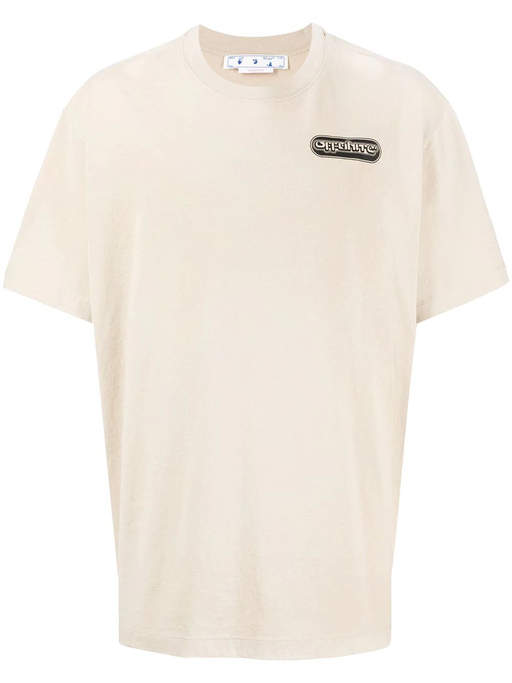 Off-White Warrior logo-print cotton T-shirt