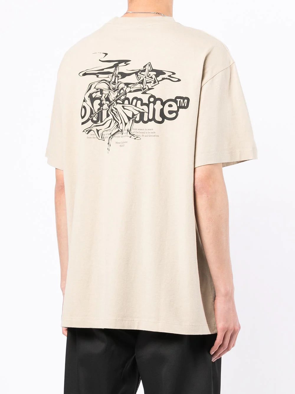 Off-White Warrior logo-print cotton T-shirt - Image 4